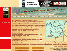 Tablet Screenshot of cevennes-en-randonnee.com